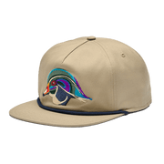 Wood Duck Flat Brim Rope Hat